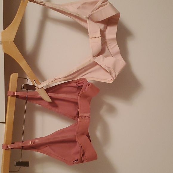 Bundle of 2 pink Adrienne Vittadini bralettes. Size M. - Picture 2 of 12